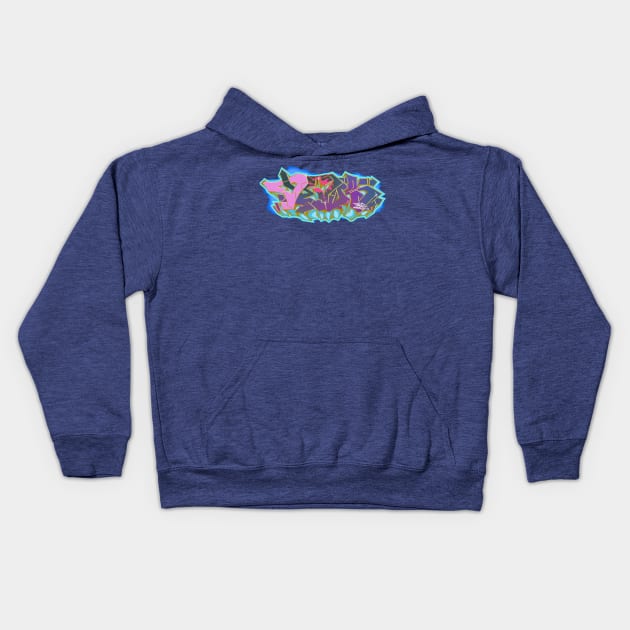 Dedos graffiti letters 4 Kids Hoodie by Dedos The Nomad